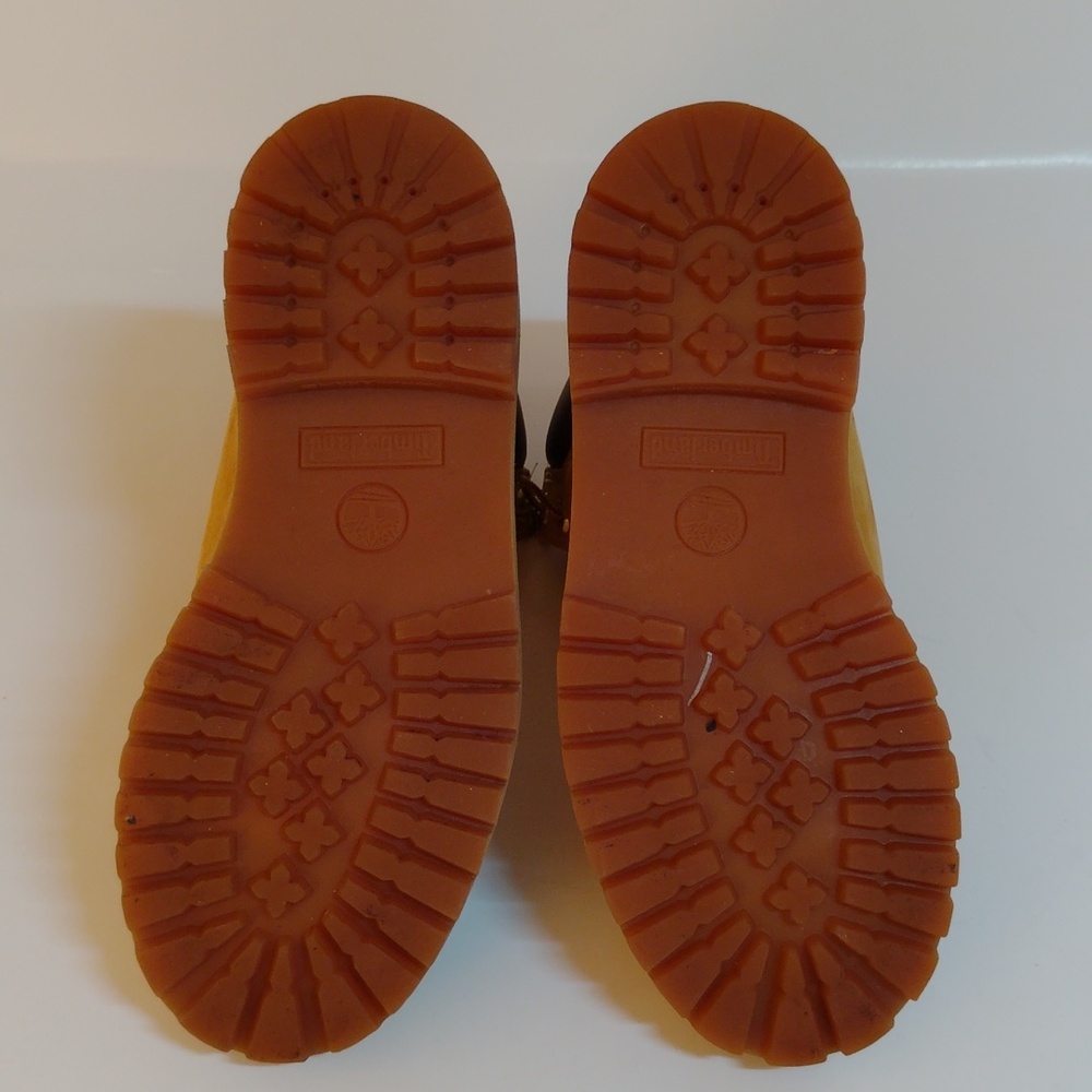 Timberland Kids Wheat/Tan Lace-Up Work Boots - Picture 6 of 9